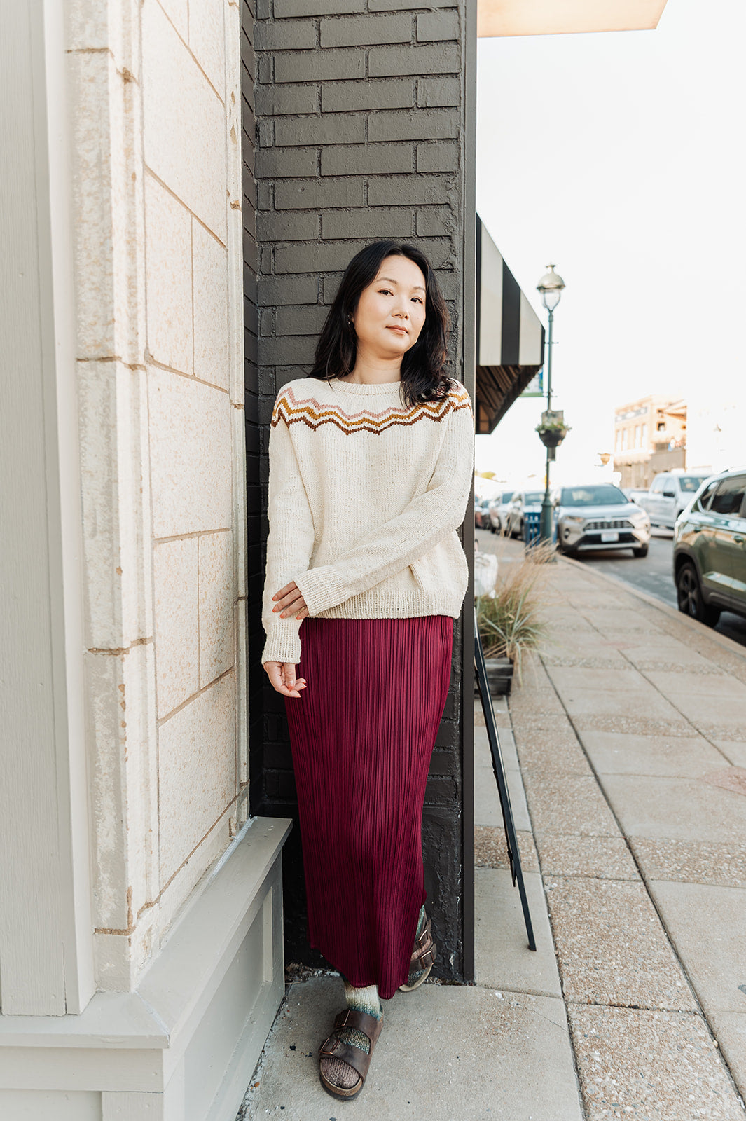 Zig Zag Along Pullover - Knitting Pattern (PDF)