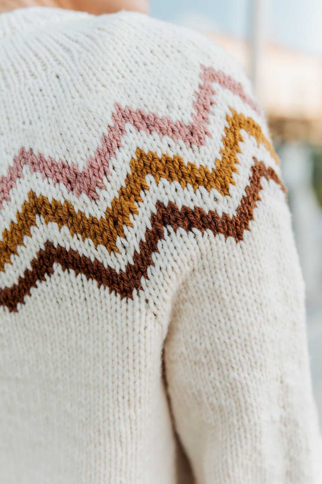 Zig Zag Along Pullover - Knitting Pattern (PDF)
