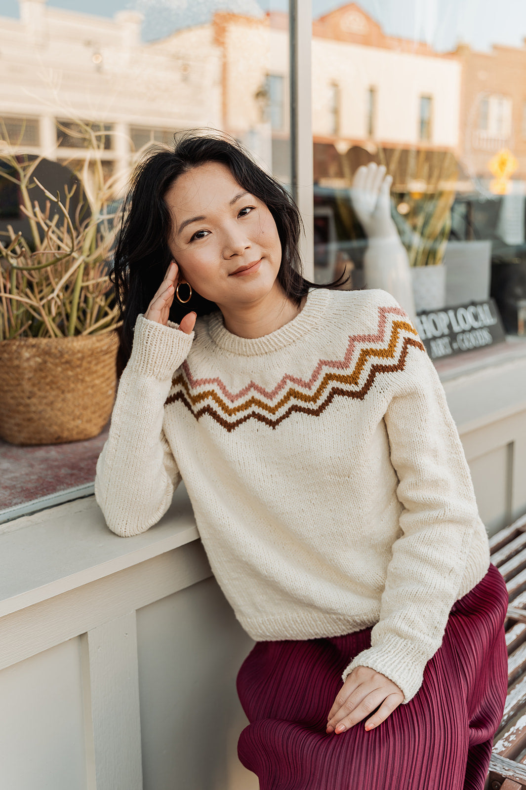 Zig Zag Along Pullover - Knitting Pattern (PDF)