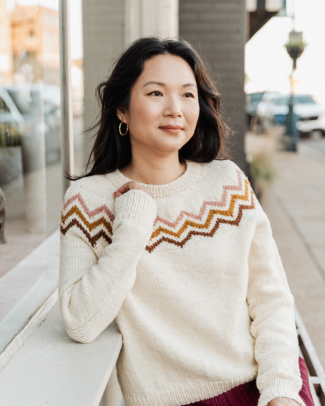 Zig Zag Along Pullover - Knitting Pattern (PDF)