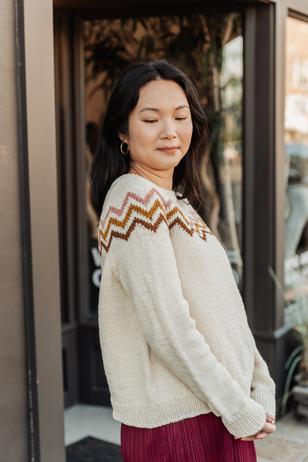 Zig Zag Along Pullover - Knitting Pattern (PDF)