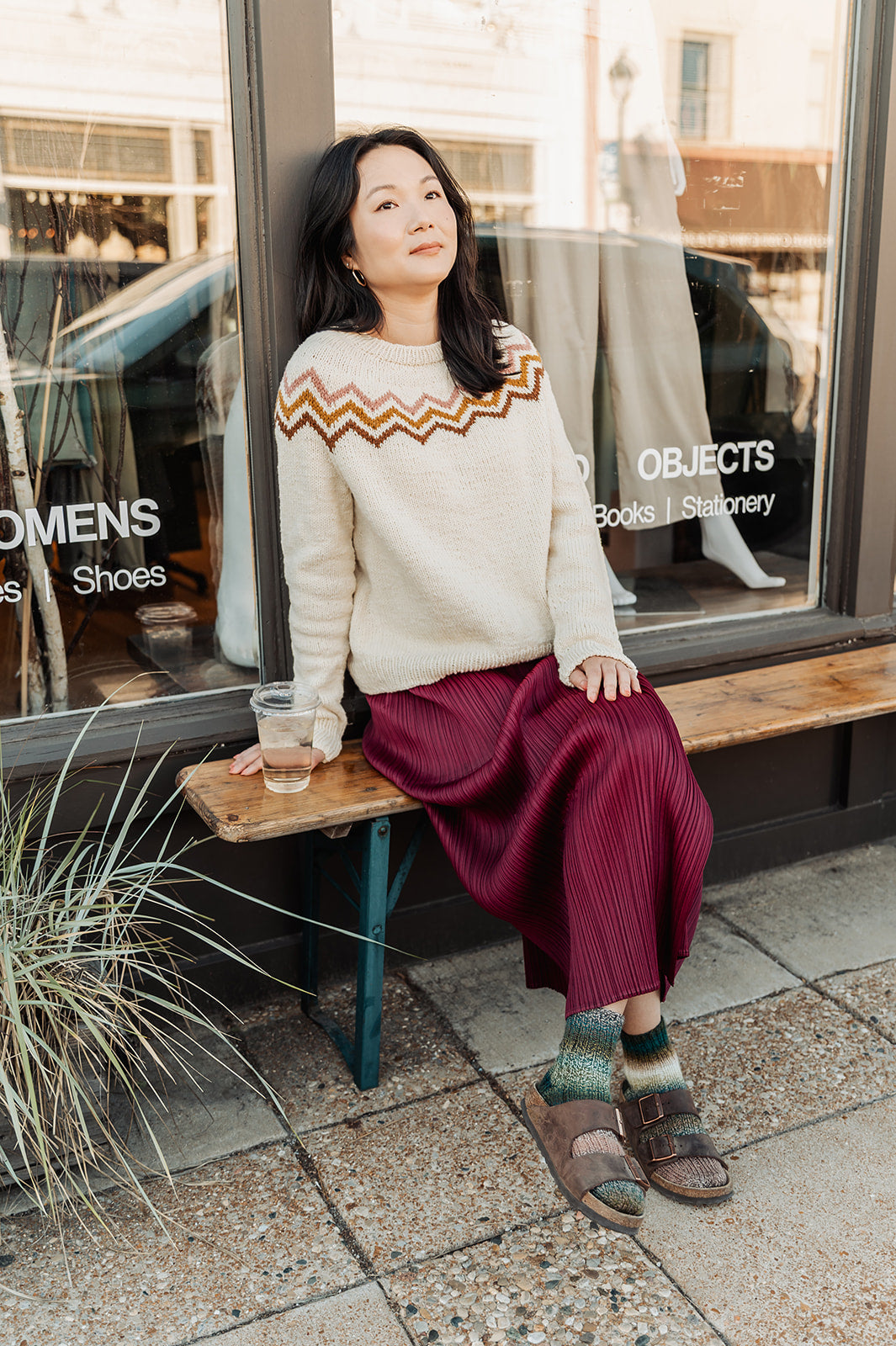 Zig Zag Along Pullover - Knitting Pattern (PDF)
