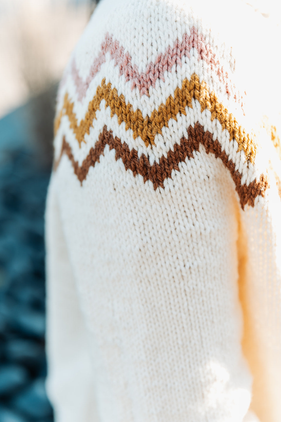 Zig Zag Along Pullover - Knitting Pattern (PDF)