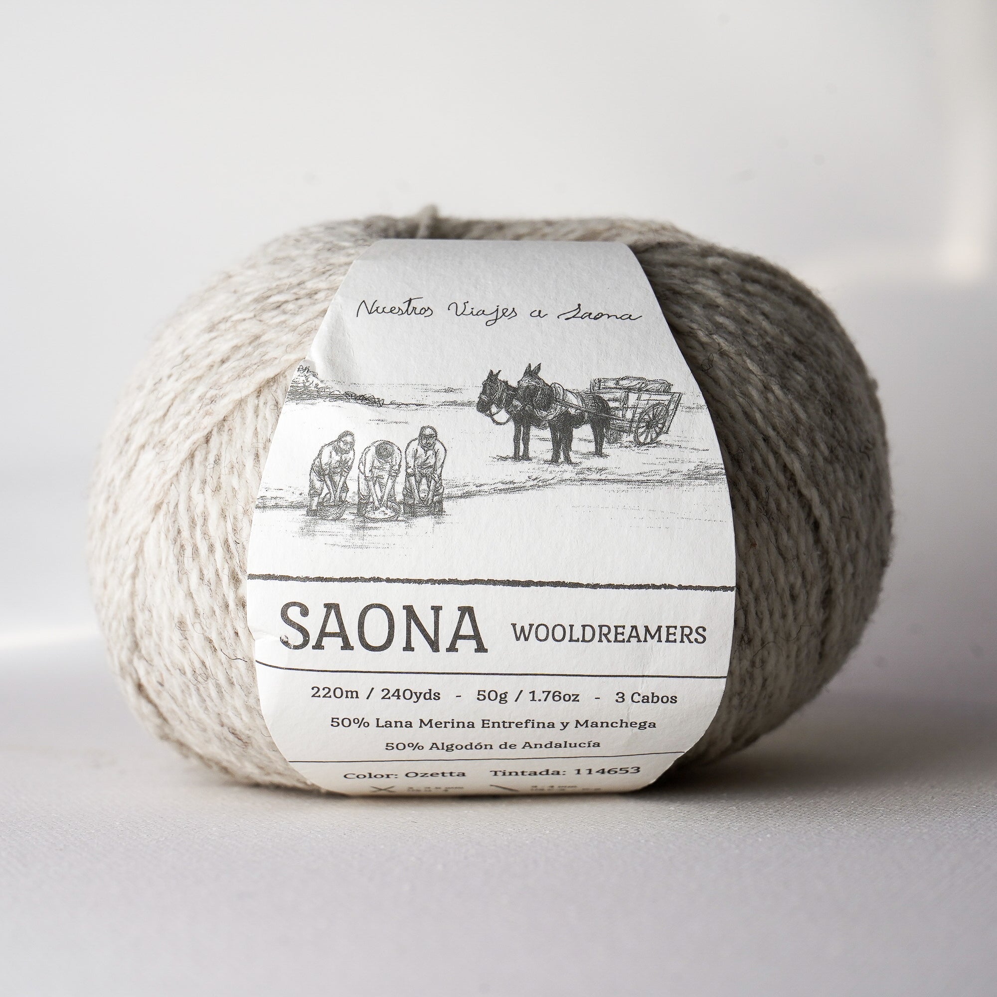 Saona - Cotton/Wool Fingering Weight Yarn