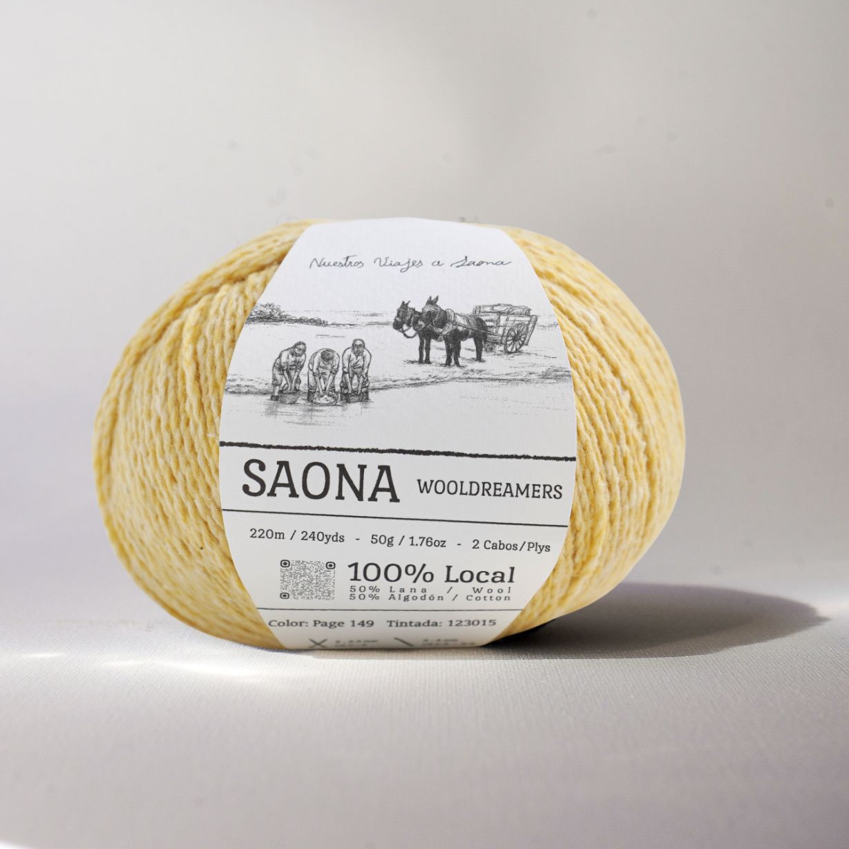 Saona - Cotton/Wool Fingering Weight Yarn