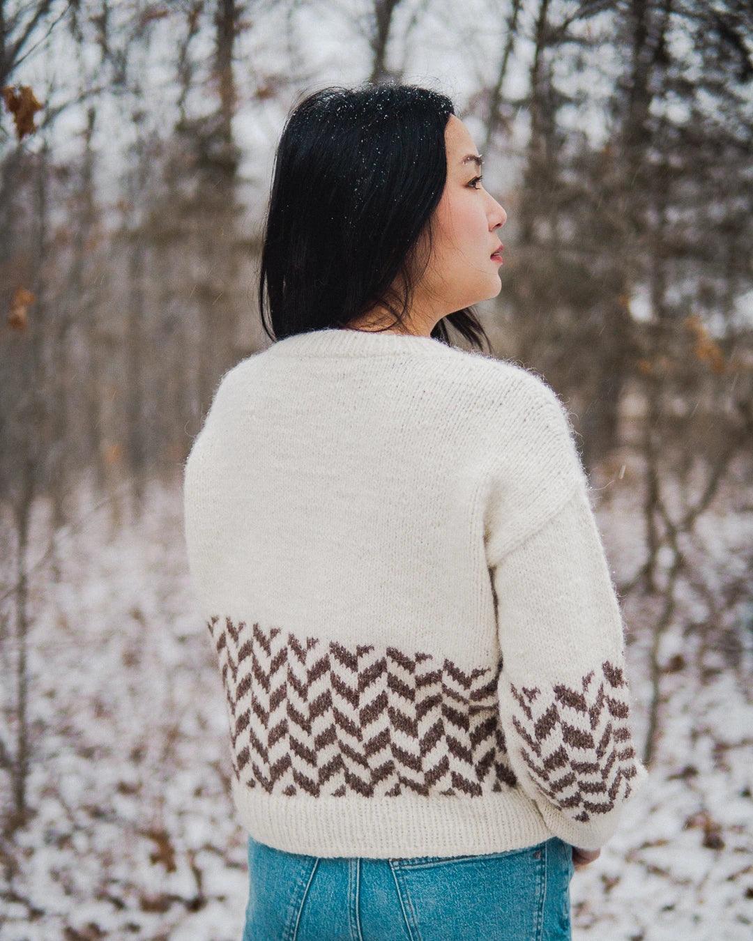 Directional Pullover - Knitting Pattern (PDF) - Aimee Sher Makes